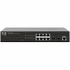 Tripp Lite Series 8-Port Managed Gigabit Ethernet Switch - Layer 2, 1 Gbps, 2X GbE SFP Ports, 1U Rack/Desktop - 8 Ports - Manageable - Gigabit Ethernet - 10/100/1000Base-T, 1000Base-X, 1000Base-LX/SX view 2