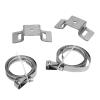 BAFOVY Sign Mounting Brackets, Stainless Steel Pole Mounting Kits Adjustable Post Brackets for 4-15in Poles with Hardware for Street Signs Cameras Water Heaters view 2