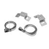BAFOVY Sign Mounting Brackets, Stainless Steel Pole Mounting Kits Adjustable Post Brackets for 4-15in Poles with Hardware for Street Signs Cameras Water Heaters view 3