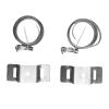 BAFOVY Sign Mounting Brackets, Stainless Steel Pole Mounting Kits Adjustable Post Brackets for 4-15in Poles with Hardware for Street Signs Cameras Water Heaters view 4