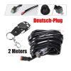 2 Pin Deutsch DT Series Connector Plug Wiring Harness 12V 40A Relay Compatible With Truck Work Lamp/LED Head Light Bar Cable Remote Switch(1set Harness Kit) view 2