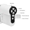 ZJchao Kids Microscope 1000X Handheld Digital Microscope with 2 Inch Color Display Screen Portable Educational Tool for Young Explorers ABS Material (White) view 2