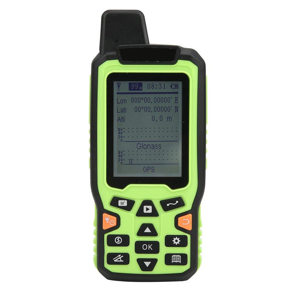 WALFRONT Handheld GPS Land Area Meter Anti Skid Design LED Backlight 2.4in Screen Real Time Track Manual Measurement EM90 Mini Portable Device