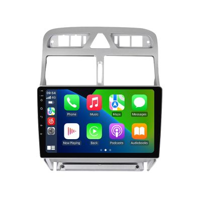 9 Inch Car GPS Navigation with SWC and Bluetooth Call, Android 14 Car DVD Audio Stereo Multimedia Player for Peugeot 307 2004 2005 2006 2007 2008 2009 2010 2011 2012 2013