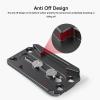 Quick Release Plate for Arca, Aluminum Alloy Camera Quick Release Plate, Anti Slip and Scratch with 1/4 Inch Screw, Rapid Connect Dovetail Plate Compatible with view 3