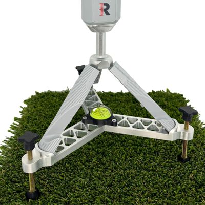 HIHR Leveling Stand Compatible with Rapsodo MLM2Pro  CNC Machined Precision Aluminum Stand - Golf Launch Monitor Accessory (Leveling Stand Only)