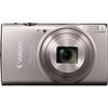 Canon PowerShot ELPH 360 HS A Digital Camera Bundle (Silver) + Sandisk 128GB Extreme Micro SD Card & Photo/Video Editing Software Package (8 Items) view 3