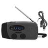 ZJchao Hand Crank Solar Radio Weather Emergency Radio with LED Flashlight Portable AM FM WB NOAA USB Power Bank Charger for Camping Outdoor Activities ABS 12.8x6x4.5cm (European Version) view 1