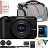 Canon EOS R50 V Mirrorless Camera with RF S14-30mm F4-6.3 is STM PZ Lens Kit Bundle w/Lexar Premium PRO Blue Series 64GB SDXC Memory Card + Deco Essentials Camera Bag + Corel Photo Video Suite view 1