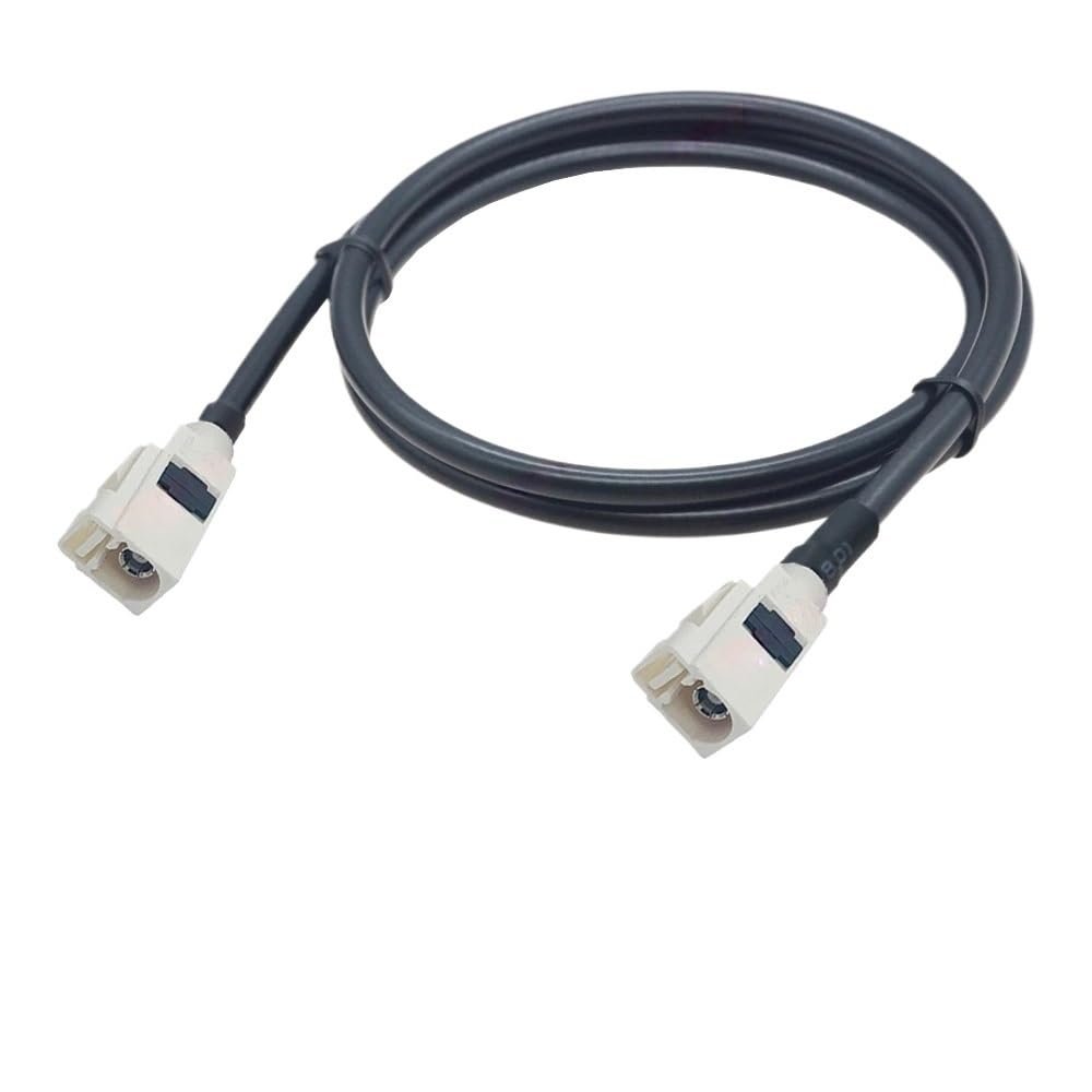 QQEURZSF 1PCS Fakra Female to Female Plug Car Video Line Wire Harness RG58 Jumper Auto Cable(Fakra B to B,0.8M)