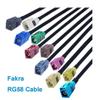 QQEURZSF 1PCS Fakra Female to Female Plug Car Video Line Wire Harness RG58 Jumper Auto Cable(Fakra B to B,0.8M) view 2