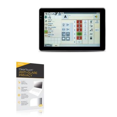 BoxWave Screen Protector Compatible With Case IH Pro 700 Plus - ClearTouch Anti-Glare Privacy (2-Pack), Privacy Screen Protector Flexible Film Anti-Glare