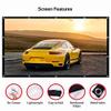4:3 Foldable No Crease Soft Projector Screen Holes Hanging Portable Home Movie Meeting view 3