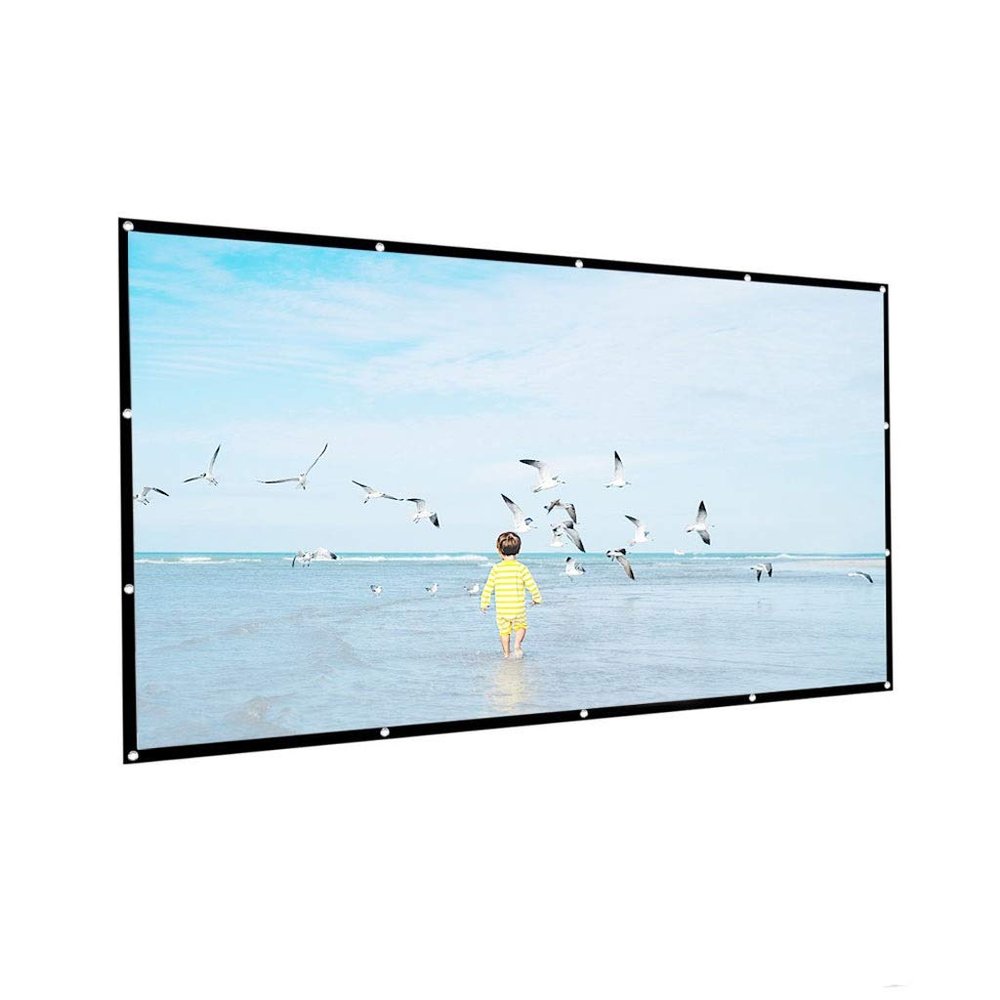 4:3 Hight-Density Projector Screen 100 120 150 inch 1080P 3D 4K Portable Foldable Projection Movies