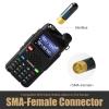 2 Pack SRH805S Antenna for Walkie Talkie SMA-Female Connector for DM-32 Radio U/V Dual Antenna Compatible with UV-5R Two Way Radio UV-5RM (Black) view 4