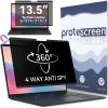 360 Magnetic Privacy Screen for 13.5 Inch Surface Laptop 6/5/4/3/2/1, 4 Way Privacy Removable Anti Glare Blue Light Filter Shield Film Anti Spy Black Laptop Protector Security Private view 1