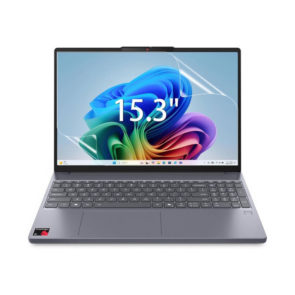 2-Pack Screen Protector for 2026 2025 Lenovo IdeaPad Slim 3 15.3"/IdeaPad Slim 3i 15.3"/IdeaPad Slim 3X 15.3-Inch Laptop, High Definition, Anti-Fingerprint, 5H Anti-Scratch Clear Shield Film