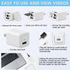 limiete Hidden Camera Charger 1080P Full HD WiFi Spy Camera Mini Wireless Nanny Cam with Audio/Video Indoor Security Camera,Discreet Charging Block Camera,Motion Detection, App Control (Black) view 3