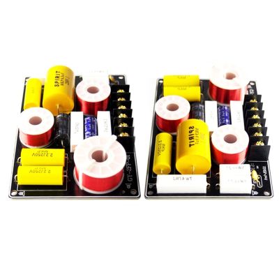 2PCS 2 Way 150W Speaker Tweeter Woofer Frequency Divider Home Theater Circuit Stereo 2Unit Audio Crossover Filters