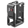 Compatible for DJI Action 3/4/5 - Full Protective Metal Cage, Quick Release Foldable Mount with Cold Shoe & 1/4" Hole view 2