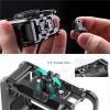 Compatible for DJI Action 3/4/5 - Full Protective Metal Cage, Quick Release Foldable Mount with Cold Shoe & 1/4" Hole view 3