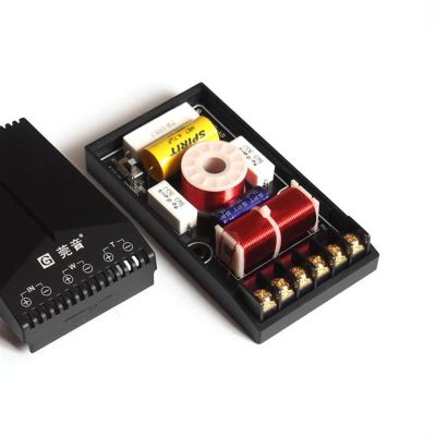 2PCS 2 Way 200W Audio Car Automotive Treble Bass Frequency Divider Home Theater HiFi Stereo 2 Unit Speaker Crossover Filters
