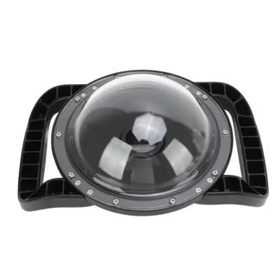 Compatible for Underwater Dome Port with Dual Handheld Tray, Waterproof Diving Housing Case