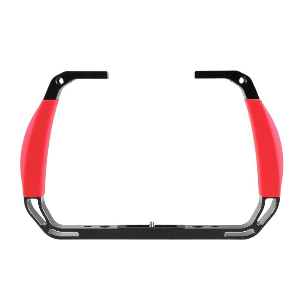 Compatible for - Underwater Diving Case Stabilizer Rig, Dual Silicone Handle Aluminium Alloy Tray(C)