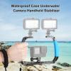 Compatible for - Underwater Diving Case Stabilizer Rig, Dual Silicone Handle Aluminium Alloy Tray(C) view 3