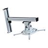 Aluminum Projector Wall Bracket Ceiling Mount for 3 Holes 4 Holes Full Motion Mobile Horizontal Vertical(Silver) view 1