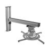 Aluminum Projector Wall Bracket Ceiling Mount for 3 Holes 4 Holes Full Motion Mobile Horizontal Vertical(Black) view 2
