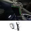 Crystal Gear Shift Knob Head Cover Shift Handle Gear Lever for Toyota RAV4 Camry Harrier Highlander Kluger VENZA (Carbon Fiber Pattern, for RAV4) (Peach Wood Grain,for Camry) view 2