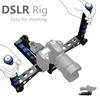 Aluminium Alloy Photography Video SLR Camera Single Shoulder Bracket Support Rig Stabilizer, Camera Shoulder Support, Multi Function Foldable Handle with Foam Layer for Cameras view 3