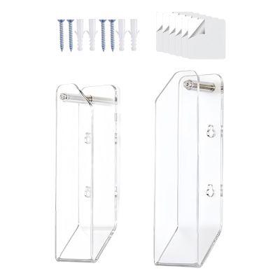 Under Desk Laptop Holder Acrylic Clear Universal Anti Scratch Wall Desk Organizer for Laptops Keyboards Tablets Indoor Study Selfies Photos