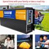 2500W Pure Sine Wave Inverter (5000W Peak) - DC 12V/24V/48V/60V/72V to AC 110V/230V Converter, Silent Operation, LCD Display & Socket, Ideal for Camping & Home Use view 4