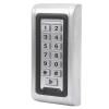 125KHz RFID Access Control Keypad, Keypad Access Control Machine with Backlit Keyboard, Card Door Access Control for Wiegand 26, Support ID Card and Password, Metal Housing for Dur view 3