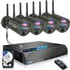 2-Way Audio & 90 Days Storage Wireless Security Camera System, Wireless Cameras for Home Security, Outdoor WiFi Video Surveillance Systems view 1