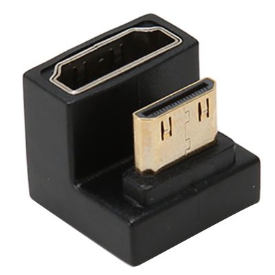 LICAEVEY Mini HDMI to HDMI Converter, 8K 60Hz 48Gbps Transmission 180 Degree Space Saving Design for Video Camera Tablet Projector and Other Devices