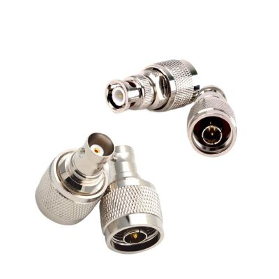 1 Piece BNC Connector Q9 BNC to N Male/Female 90 Degree coaxial Adapter Test kit (Brass)(N M to BNC M)