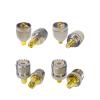 SMA to UHF Connector kit, UHF to SMA Male and Female coaxial Adapter, Gold-Plated, Suitable for FPV.(SMA M to UHF M) view 1