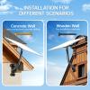 Starlink Gen 3 Mount, 360 Rotatable Starlink Wall Roof Mount Kit for V3 Starlink Standard Dish for Concrete Walls and Wood Walls view 3