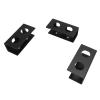 Mingzhe Maximize Your Work Space with our Under Desk Laptop Mount, Aluminum Alloy Metal Under Desk Shelf Device Holder, Anti Scratch Silicone for Laptop, TV Box (Black) view 4