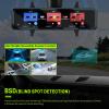 11.26 Inch 4K Mirror Dash Cam, 4K Front + 1080P Rear with BSD/ADAS/LCA, Built-in GPS, TS Format Loop Recording, G-Sensor, Multi-Language Universal Fit for All Cars view 3
