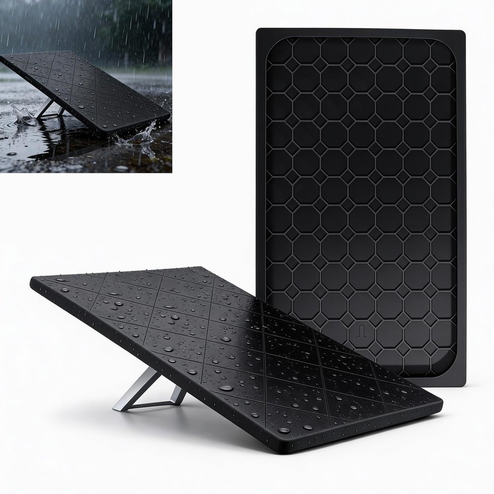 CoolTask Gen 3 Protective Cover Case, Premium Silicone Waterproof Case, Silicone Hail Protector Cover for Gen 3 Satellite Dish, UV Resistant & Tool Free Install (Black)