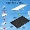 CoolTask Gen 3 Protective Cover Case, Premium Silicone Waterproof Case, Silicone Hail Protector Cover for Gen 3 Satellite Dish, UV Resistant & Tool Free Install (Black) view 2