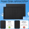 CoolTask Gen 3 Protective Cover Case, Premium Silicone Waterproof Case, Silicone Hail Protector Cover for Gen 3 Satellite Dish, UV Resistant & Tool Free Install (Black) view 4