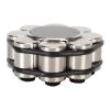 HiFi Record Weight Stabilizer, Professional Stainless Steel Turntable Disc Balanced Clamp, Non Magnetic Food Grade Stainless Steel with Slip Proof Silicone Pad, Universal view 1
