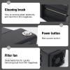 Professional Electric Film Anti-Static Dust Remover, CNC Machined, Adjustable Brush Pressure, for 135/120/4x5 Film, Darkroom Cleaning Equipment,Black view 3