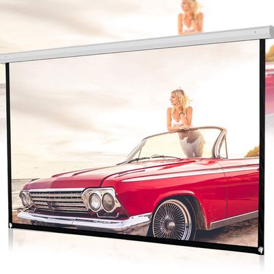 60/72/84 Inch Projection Screens Projector Screen 16:9 Home Cinema Theater Portable