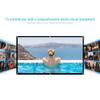 60 72 84'' Portable Projector Screen 16:9 White 84 Inch Diagonal Video Projection Foldable Wall Mounted view 3